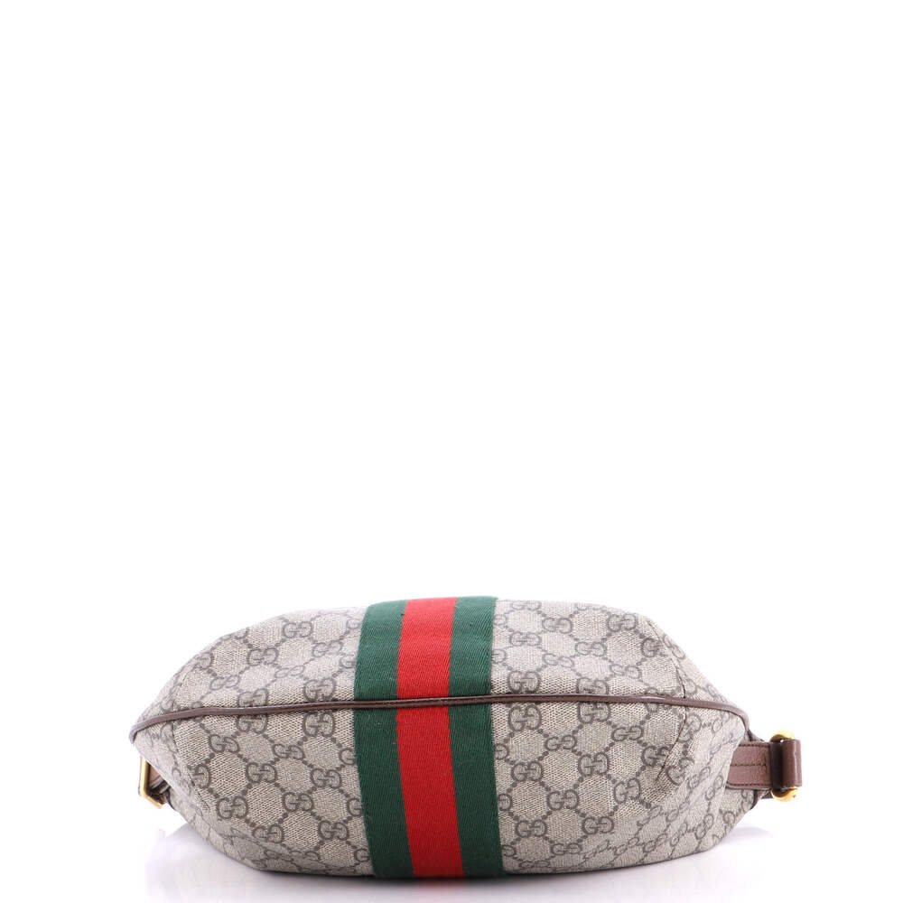 Gucci Small Ophidia Half Moon Hobo GG Coated Canvas - Picture 4 of 6